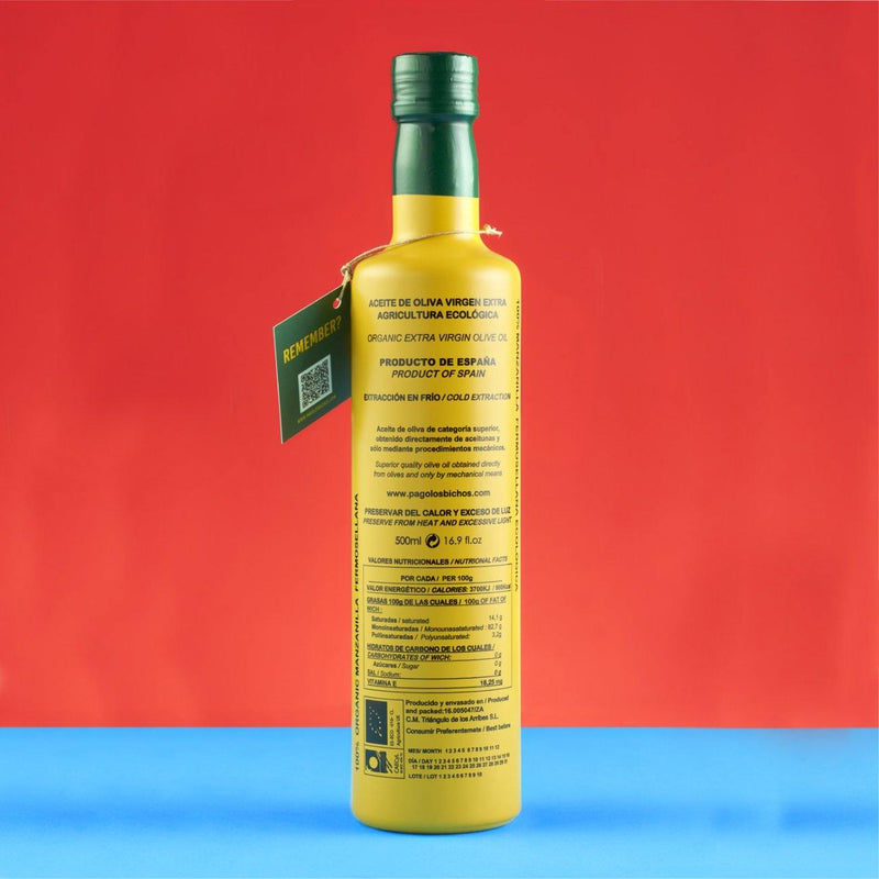 Aceite de Oliva Virgen Extra Ecológico Arribanzos 500ml AOVE zamorano