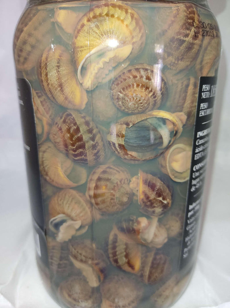 Tarro de caracoles cocidos al natural 950 Gr. - Bendito Sabor