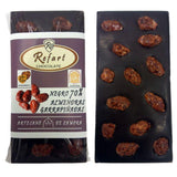 Tableta de chocolate negro 70% con almendra garrapiñada. - Bendito Sabor