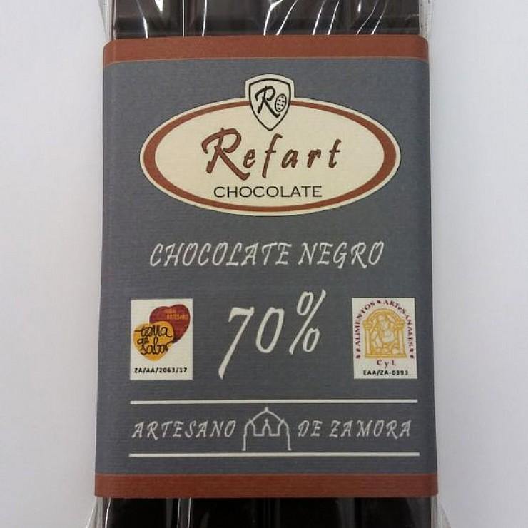 Tableta de chocolate negro 70% - Bendito Sabor