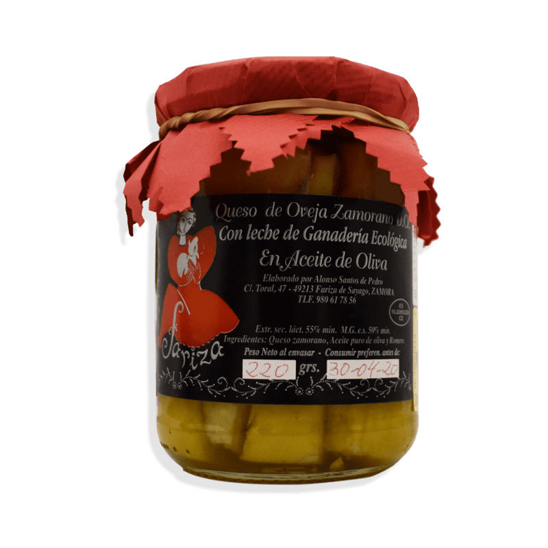 Queso DO Zamorano en aceite. - Bendito Sabor