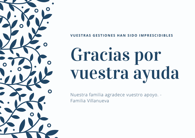 Tarjeta de Agradecimiento 01