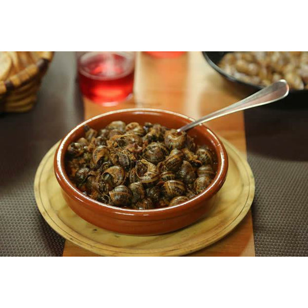 Caracoles cocidos al natural. Pack de 6 tarros de cristal de 1.850 gr. zamoranos